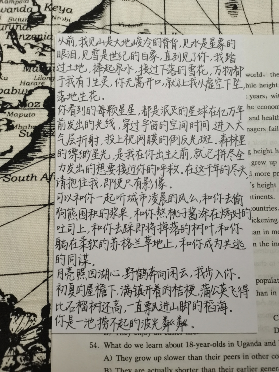 "你是一池捞不起的波光粼粼" 73摘自知乎木头马尾 #手写文案