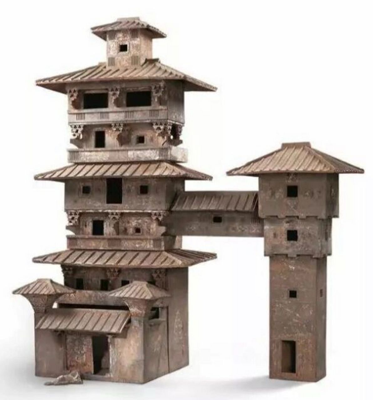 另外,汉代陶楼在层数上的夸张是汉代升仙信仰的体现.