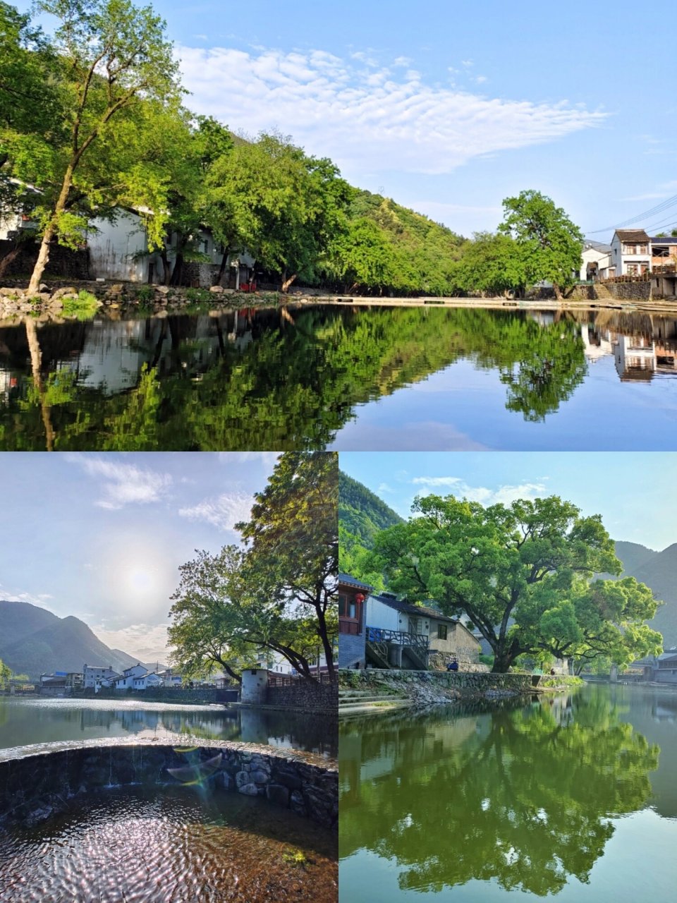 余姚鹿亭中村    余姚中村位于四明山深处鹿亭镇,村中有座白云桥,白云
