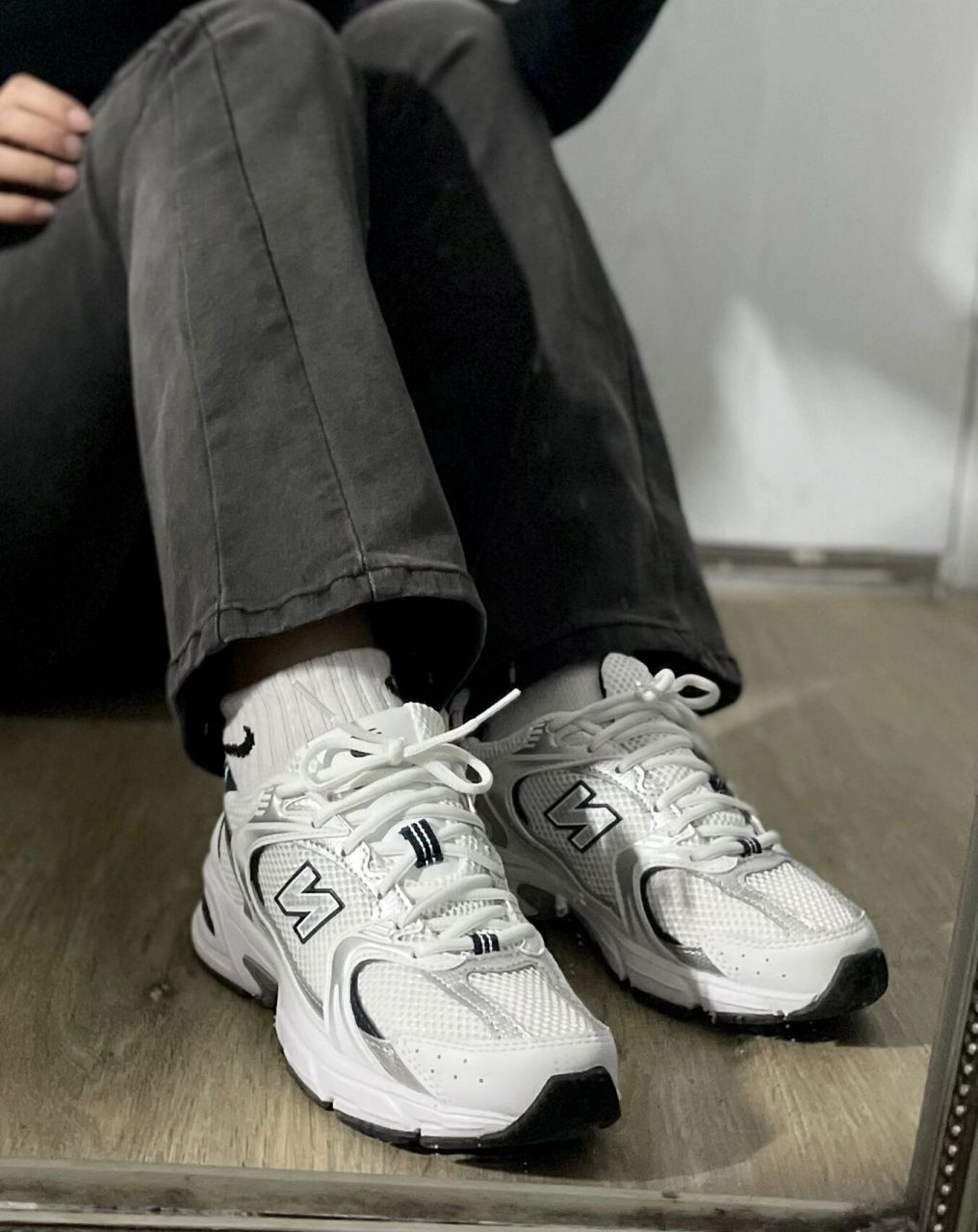 newbalance新百伦530白银色mr530sg老爹鞋 搞活动凑单价491入手 就是