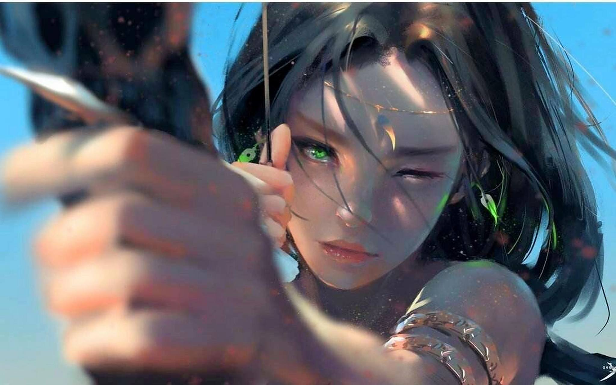 鬼刀|wlop 横屏 风铃-未来北漠第一女王