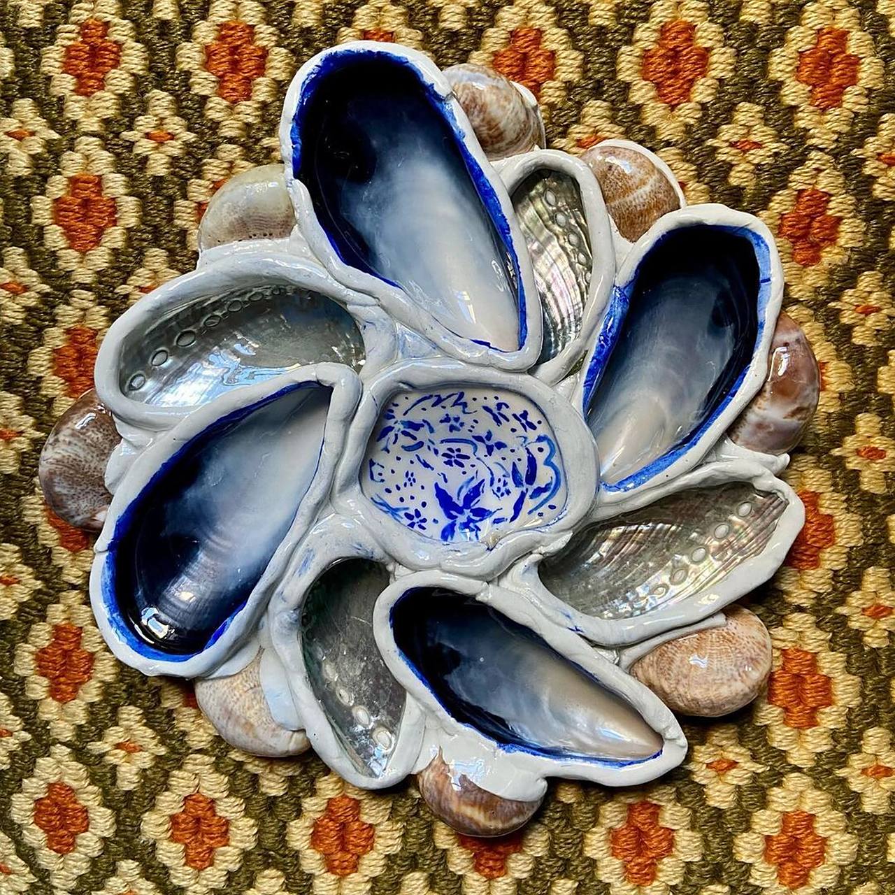 好好创意|chill fish 手工制作的牡蛎盘,灵感来自日常可见的贝壳