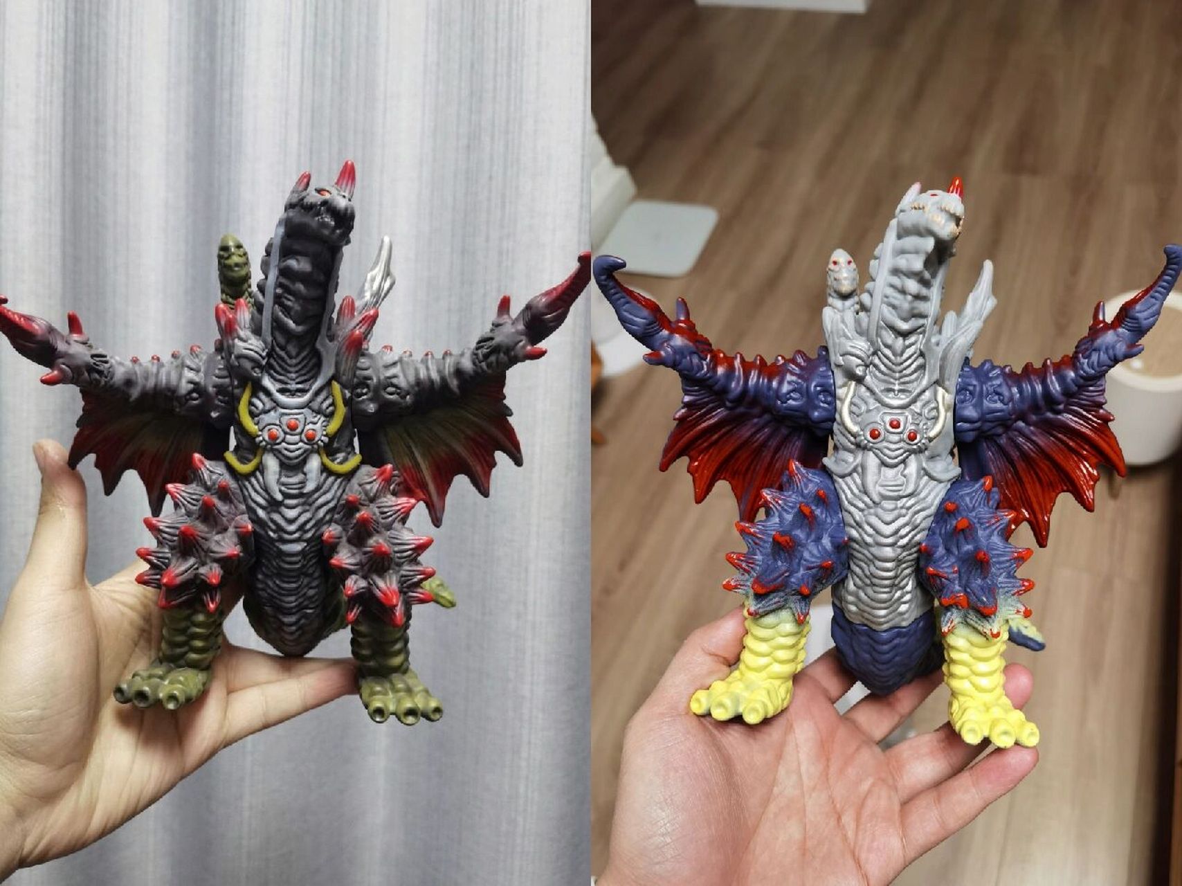 奥特曼怪兽大软胶 德斯特鲁多斯 重涂 帮老客户涂的一只大家伙,有30cm