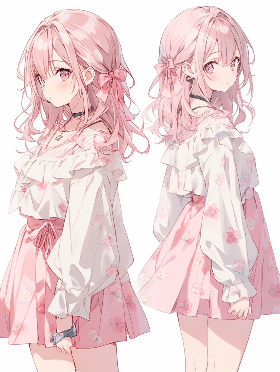 角色设计 可爱裙子