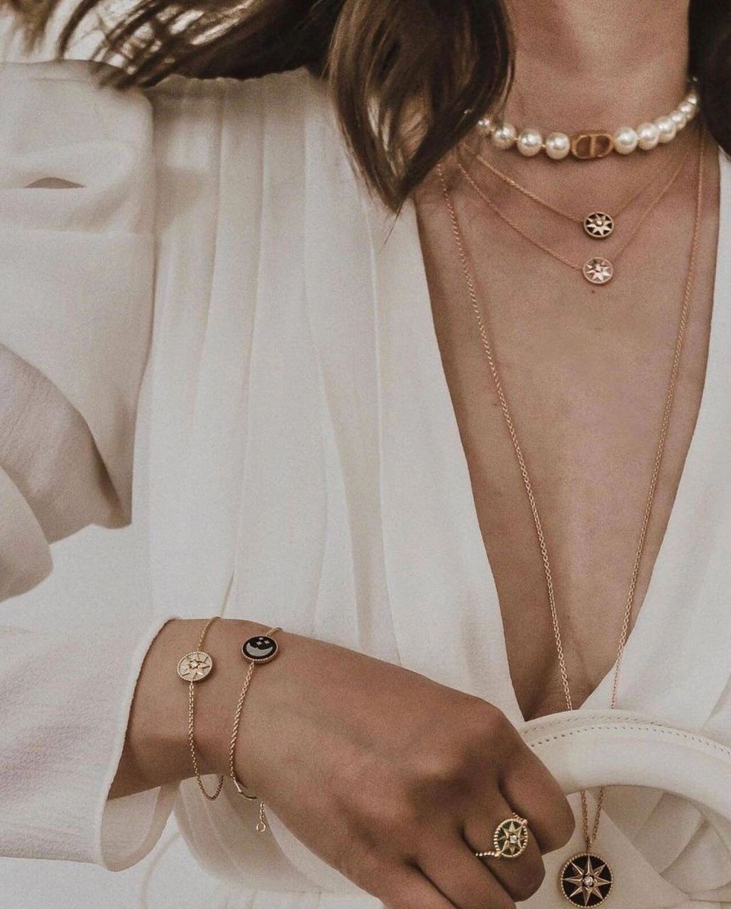 dior罗盘系列真的是叠戴天花板了 dior罗盘八芒星系列rose des vents