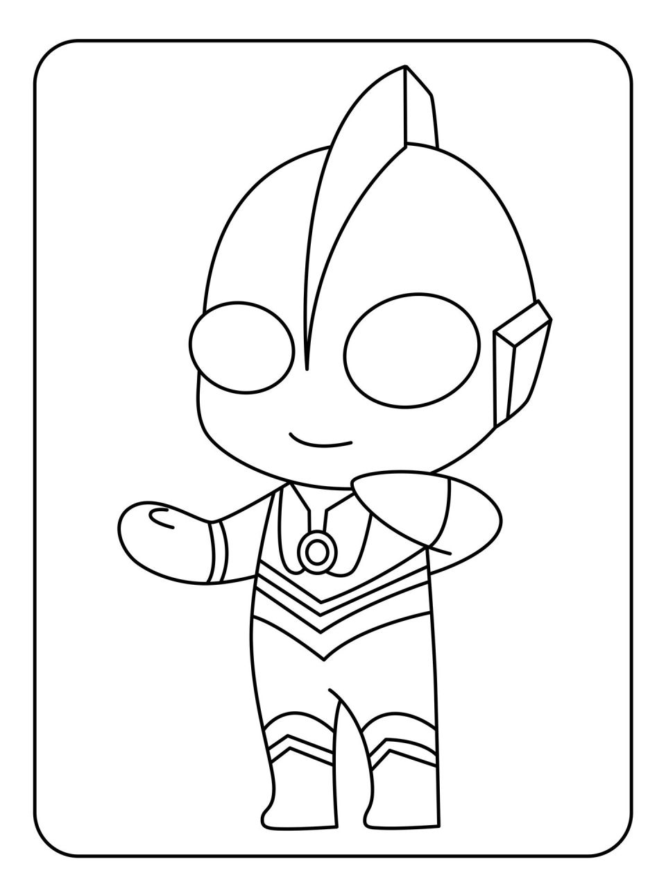 💯q版奥特曼涂色简笔画 | 全素材120张❗   🔥用涂色的方式培养