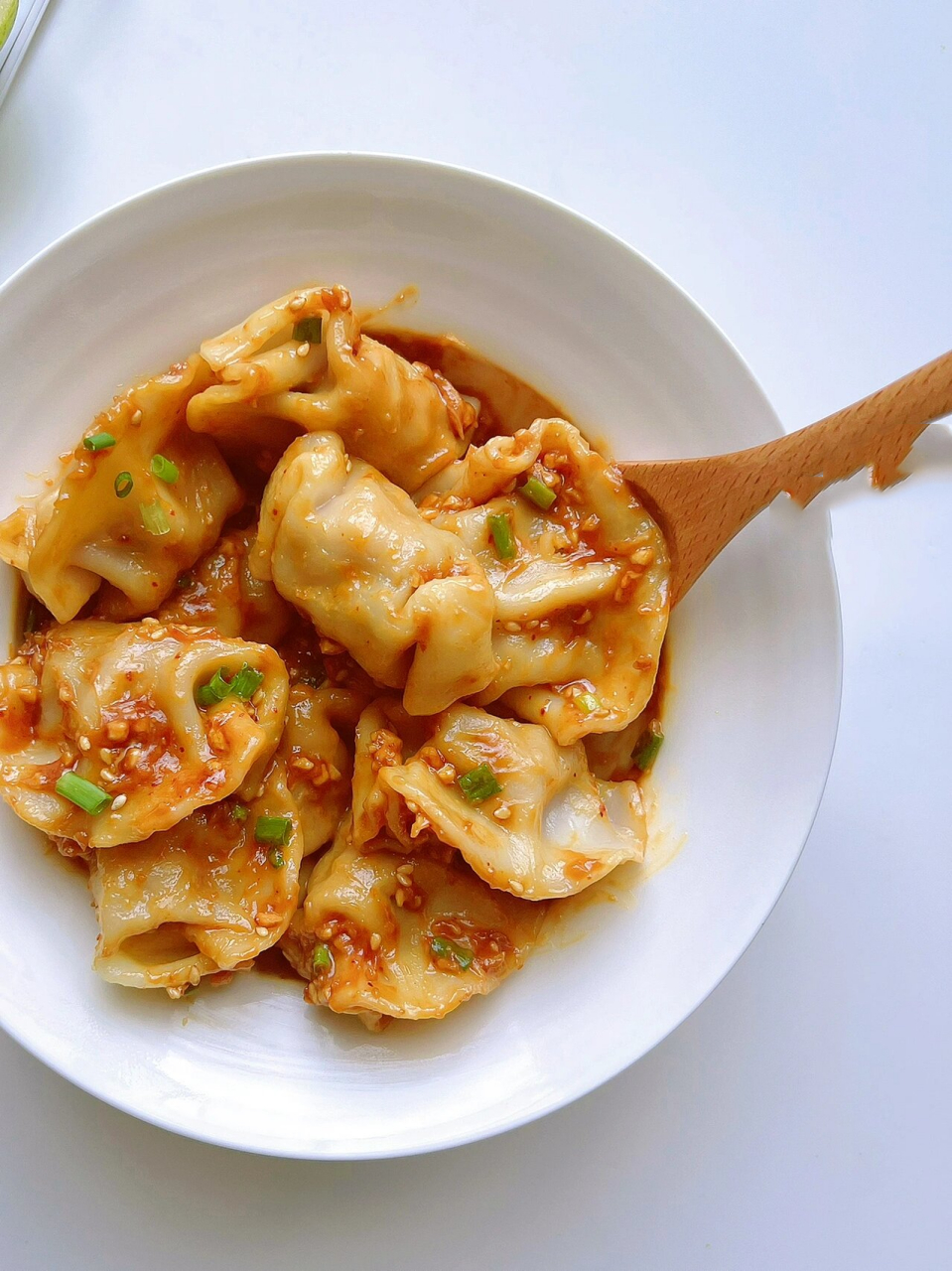 简单美味的|香辣花生酱拌水饺09 花生酱有一段时间爱到不行 空口都