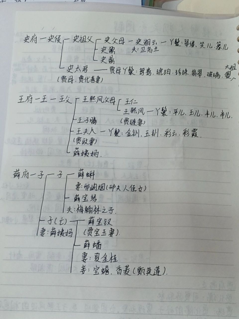 《红楼梦》人物关系图分享!