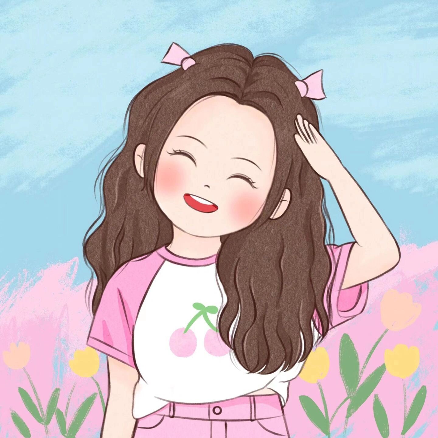 治愈系头像卡通头像女生微信头像可爱