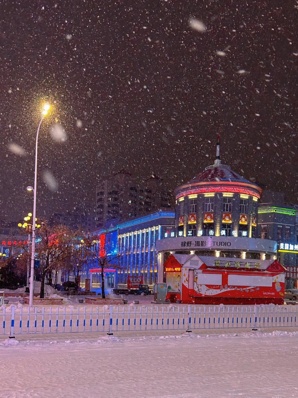 牡丹江雪景图片