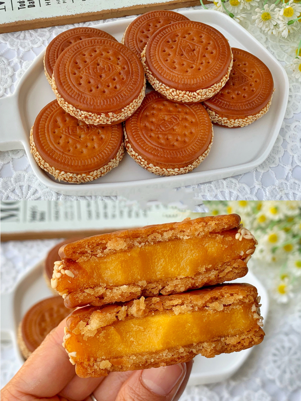 外酥里糯7515巨好吃的香酥南瓜饼,做法简单 今天又吃糯叽叽的点心