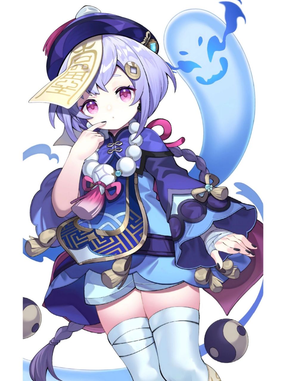 原神七七 美图系列 还要更快一点吗? 七七可萌可萌的 好爱啊