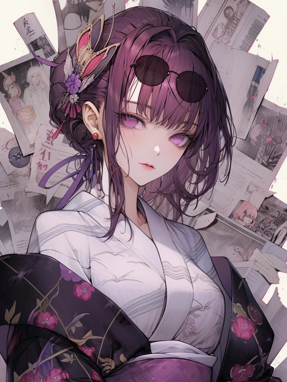 卡芙卡×和服&旗袍 | 美式复古风·绝美壁纸 一直觉得卡芙卡有一种