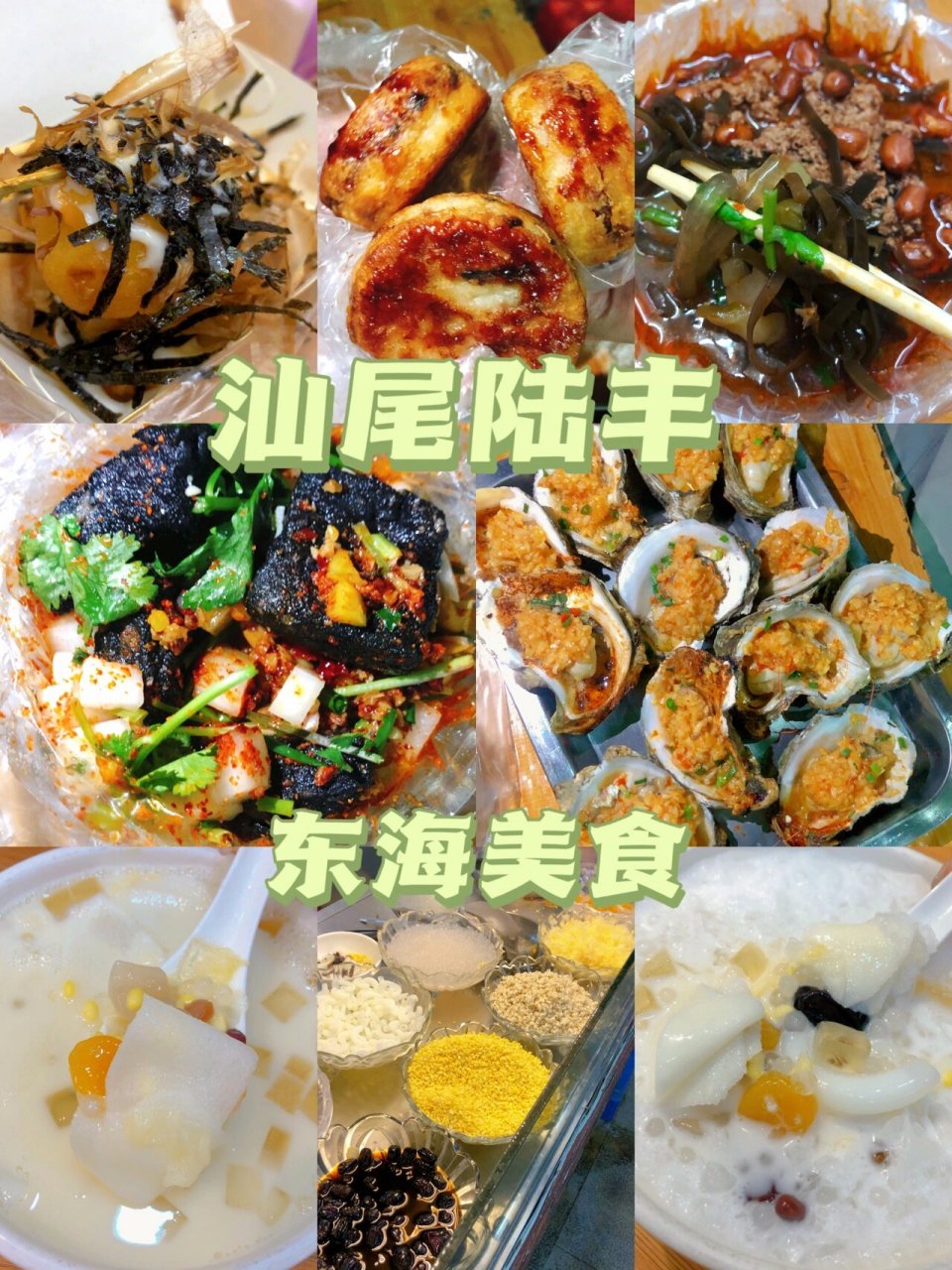 汕尾陆丰东海美食|好吃推荐 陆丰东海美食一条街 全都是地摊美食 超多