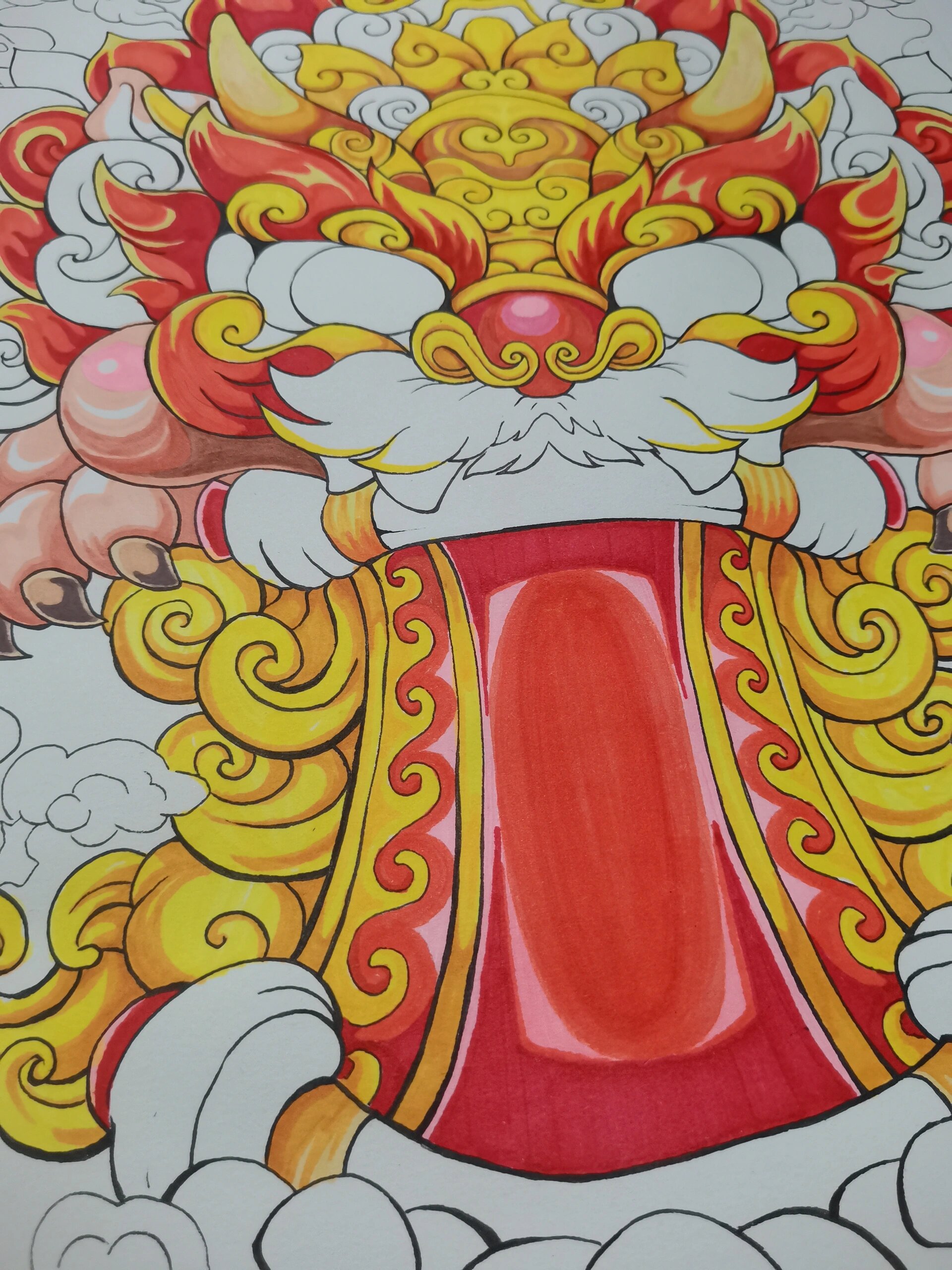 马克笔|龙的传人