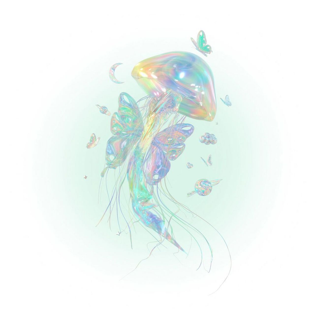 nomad|蝴蝶水母03 [期待]蝴蝶是丛林的星星03 [爱你]水母是深海的