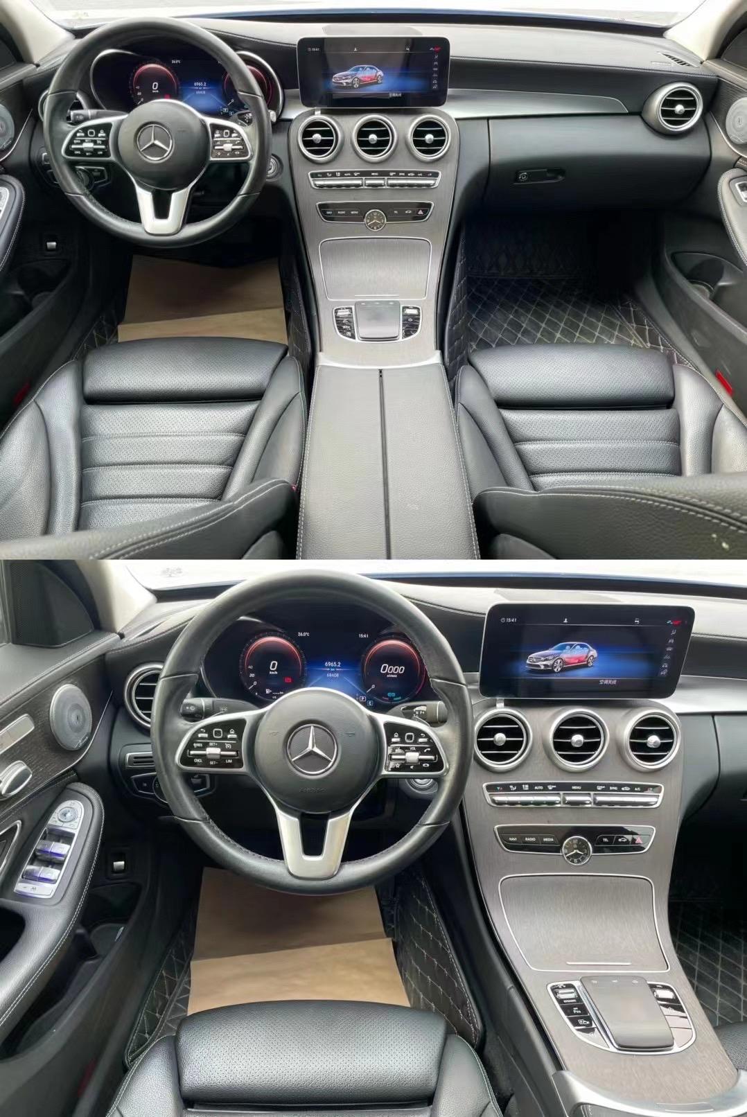 19年上牌改款奔驰c260l立标,一手行驶6