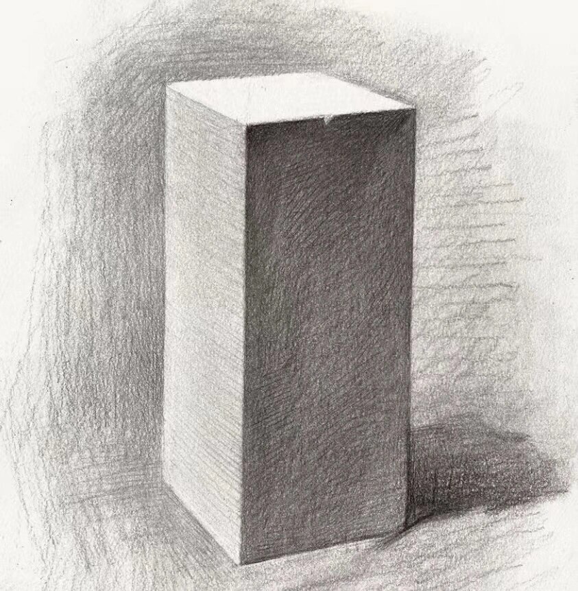 昆明赤育画室教你画画 长方体几何