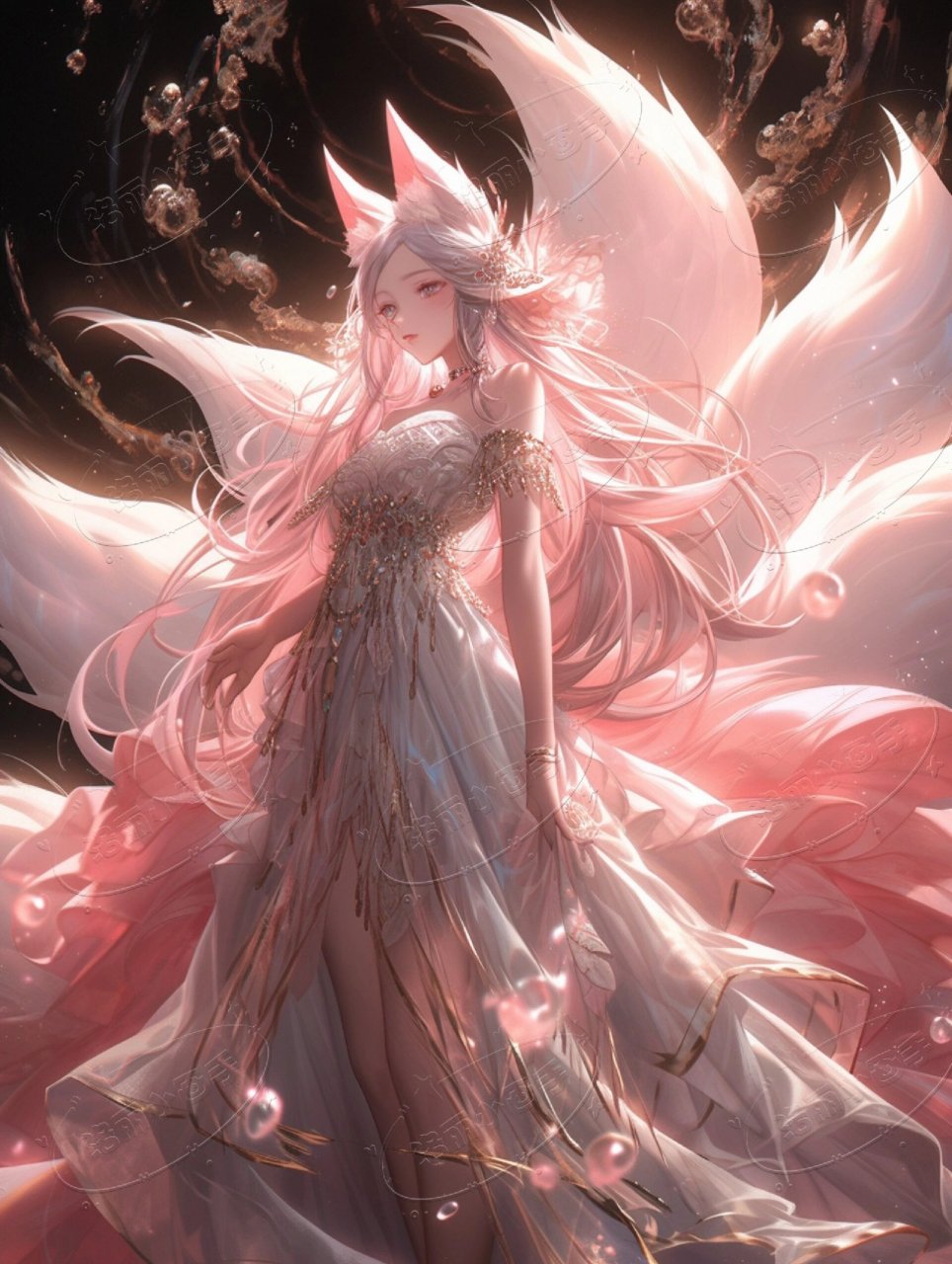 闪闪的九尾狐,你喜欢哪一张? 9图