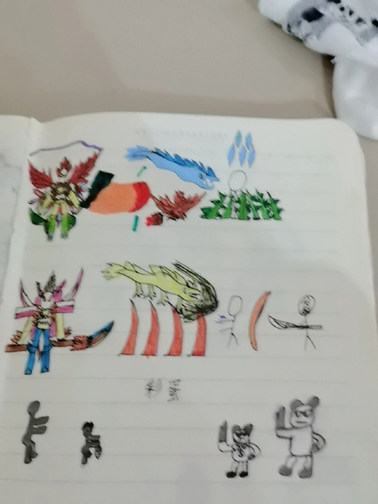 心心念念的神兽金刚来了,上面是天神,下面是地兽,还有彩蛋   #火柴人