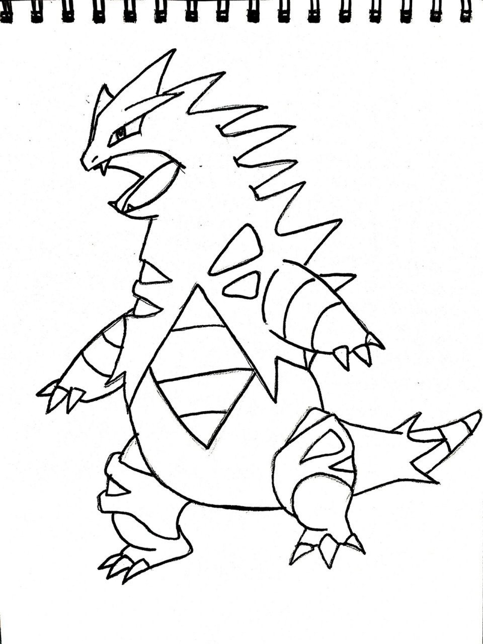 神奇宝贝 班吉拉 简笔画