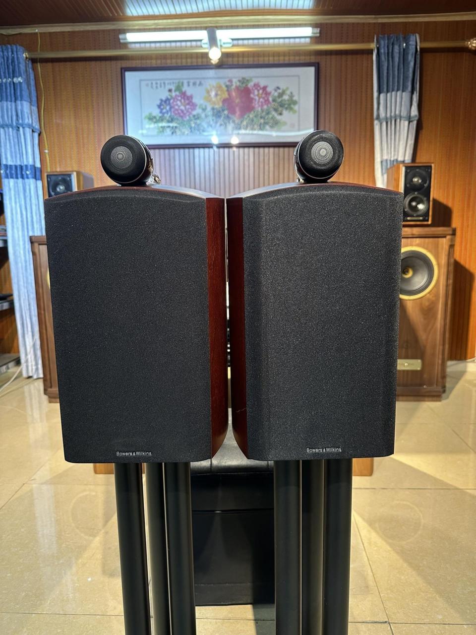 b&w宝华805d2书架音箱  805d第二代钻石高音英国原装 国外刚到货的一