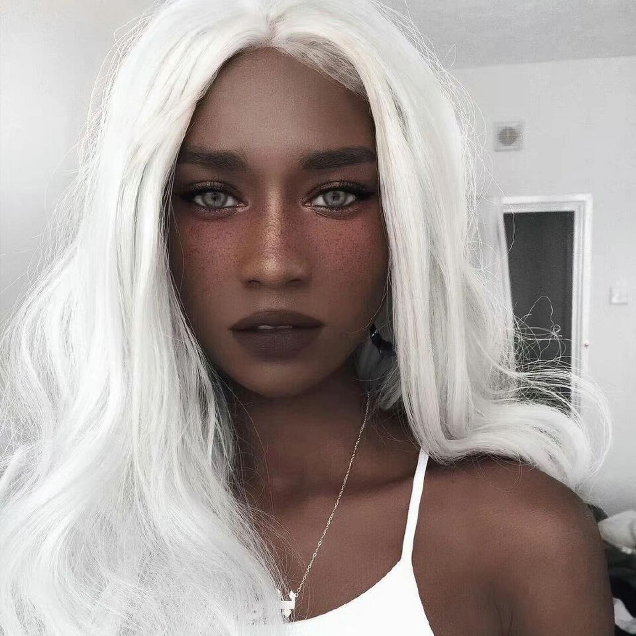 黑人真的不缺公主气质美女 列举了一些很喜欢的黑人美女长相,黑人里真