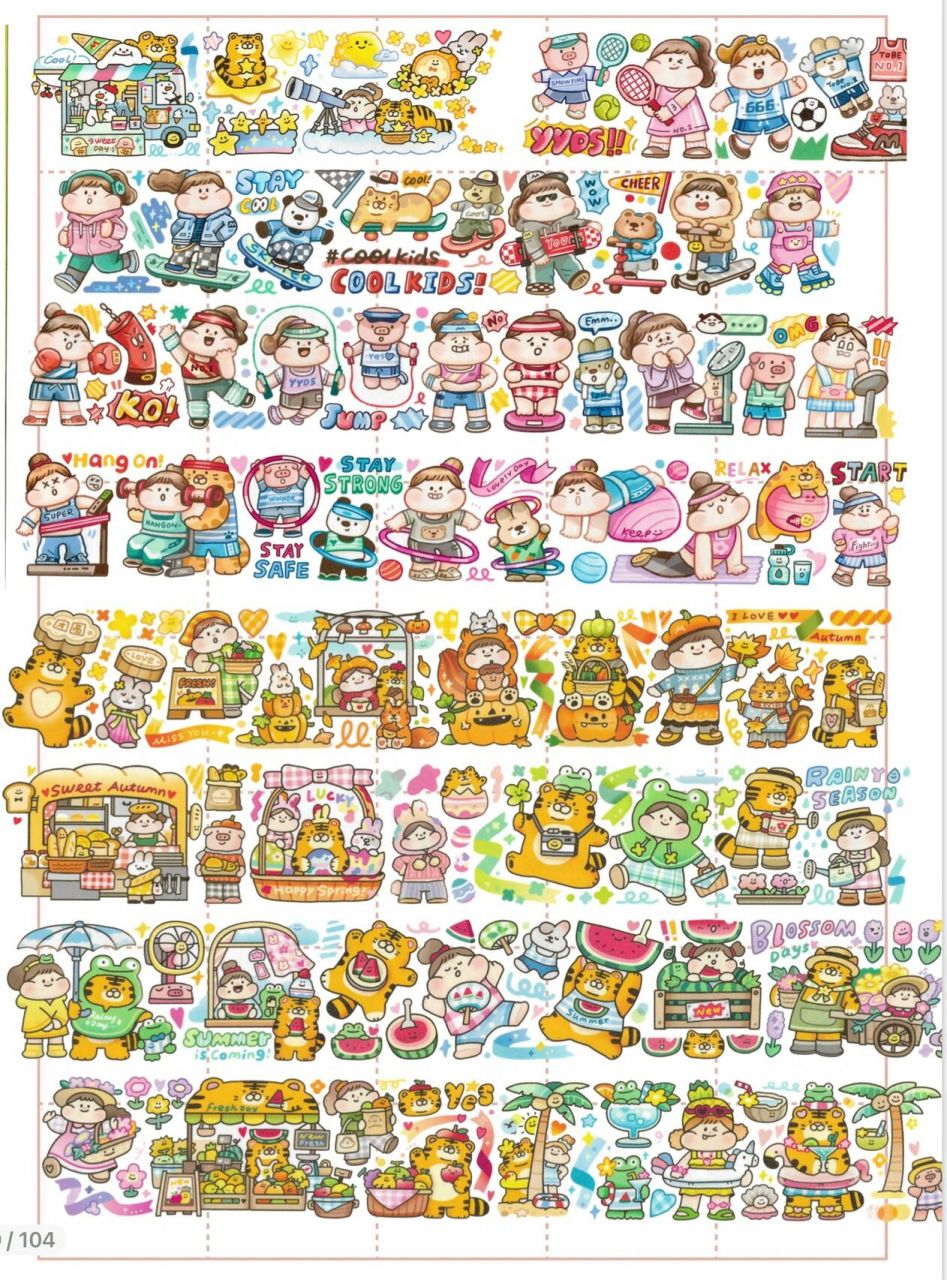 肉球电子手帐|贴纸素材 肉球也太好看了吧每一弹都很可爱 直接导入