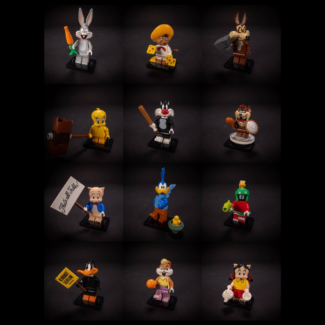 乐高71030 乐一通兔八哥人仔抽抽乐实物,看起来很吸引人啊!