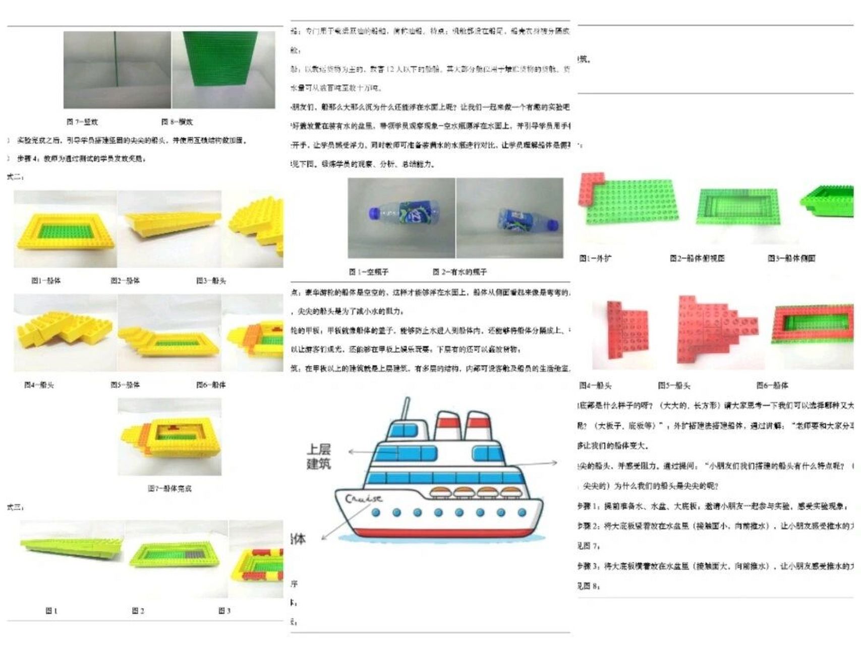 乐高搭建游轮知识点图片