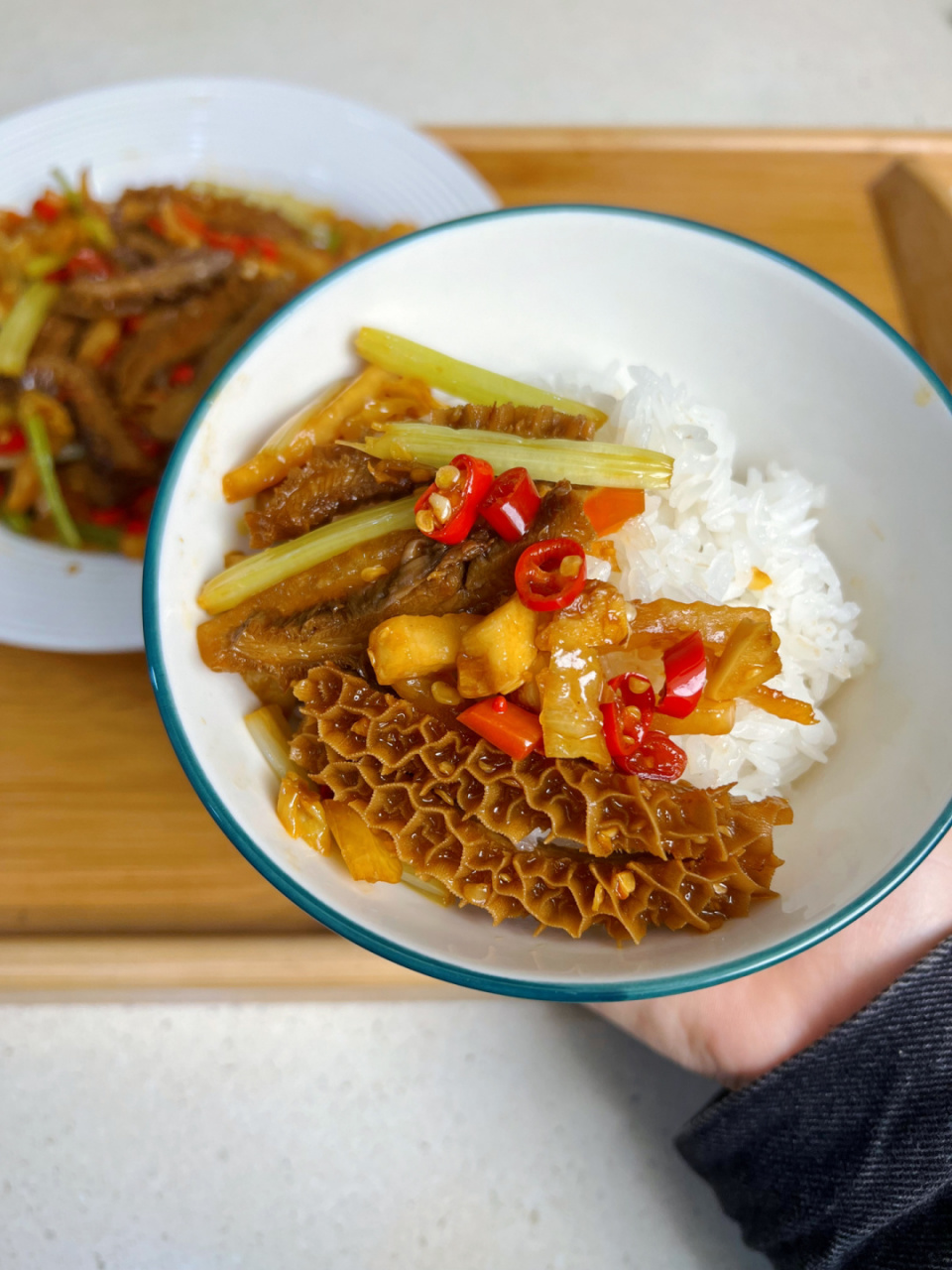 长沙味道97酸萝卜炒牛肚,香辣下饭,巨好吃97 今天下班晚,看到超市