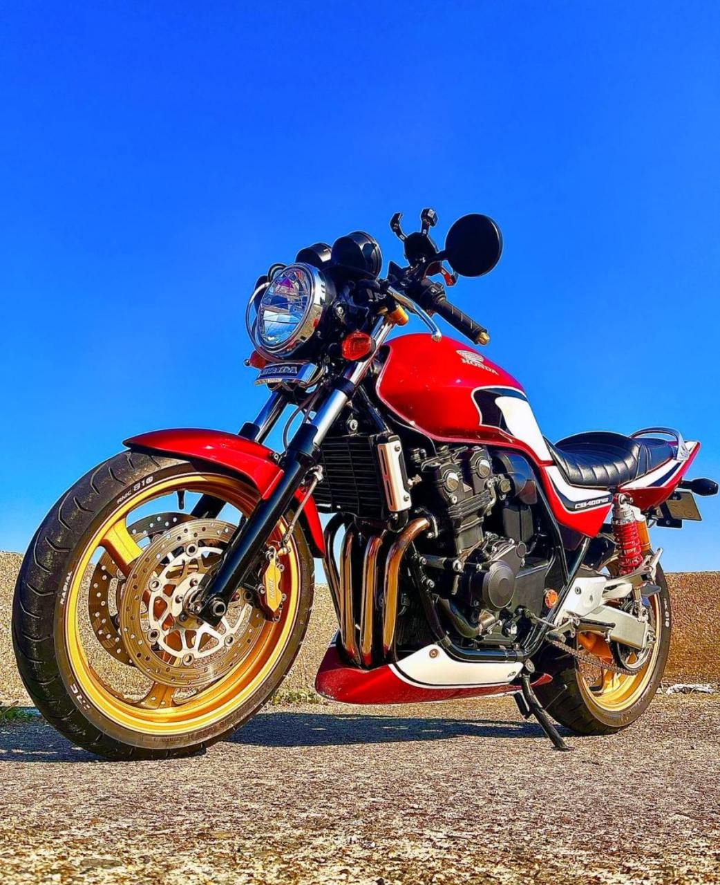 cb400sf改装方案.来一把姿态改装吧