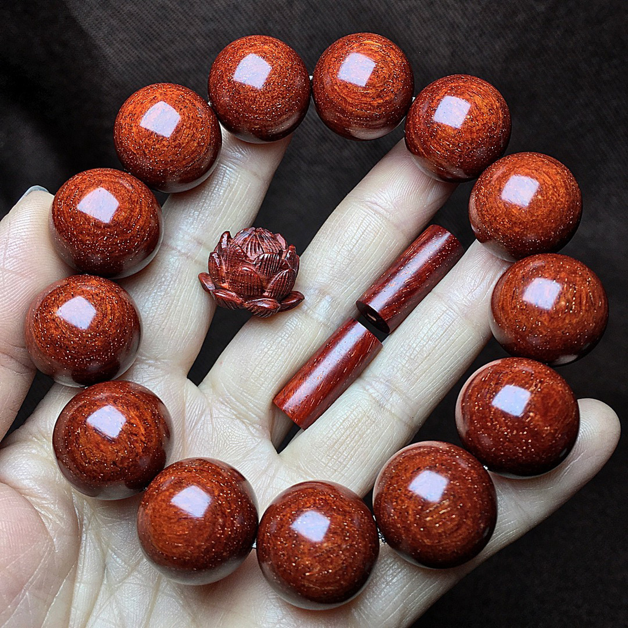 8龙鳞94精品】正宗印度小叶紫檀老料,规格:1.