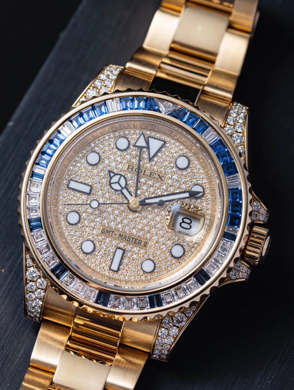 劳力士格林尼治ii系列116758 sa 劳力士与泛美航空(pan am)共同为其