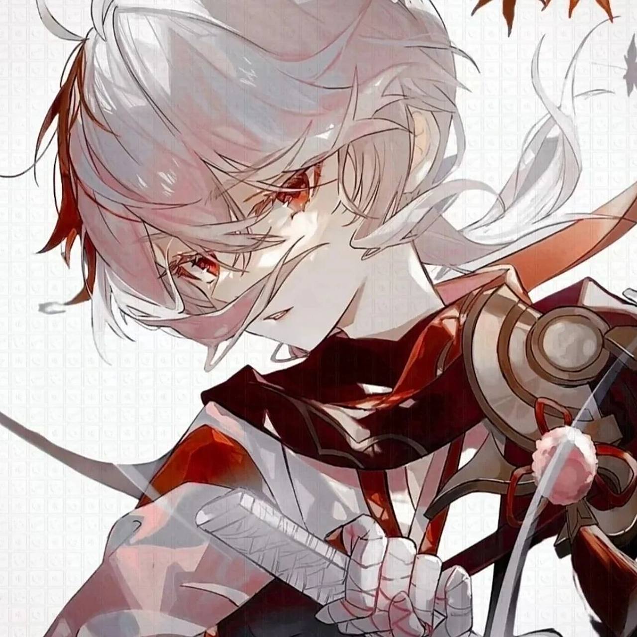 万叶头像丨初次见面: 我的名字是枫原万叶 虽然万叶很帅,但是我心里一