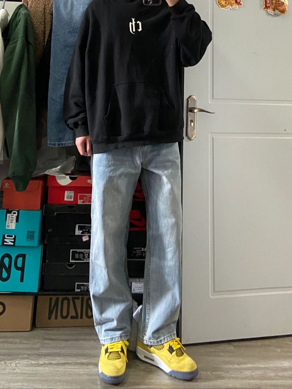 90:gtrg旗舰店 aj4电母都可以搭,这条裤子怎么可能不百搭[偷笑] #好