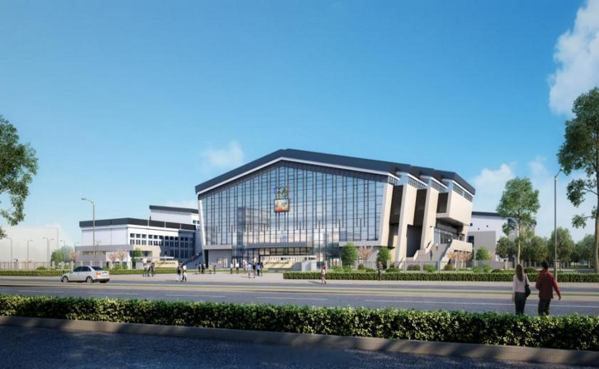 亚运会# 杭州师范大学(仓前校区)体育馆为亚运会排球项目比赛场馆