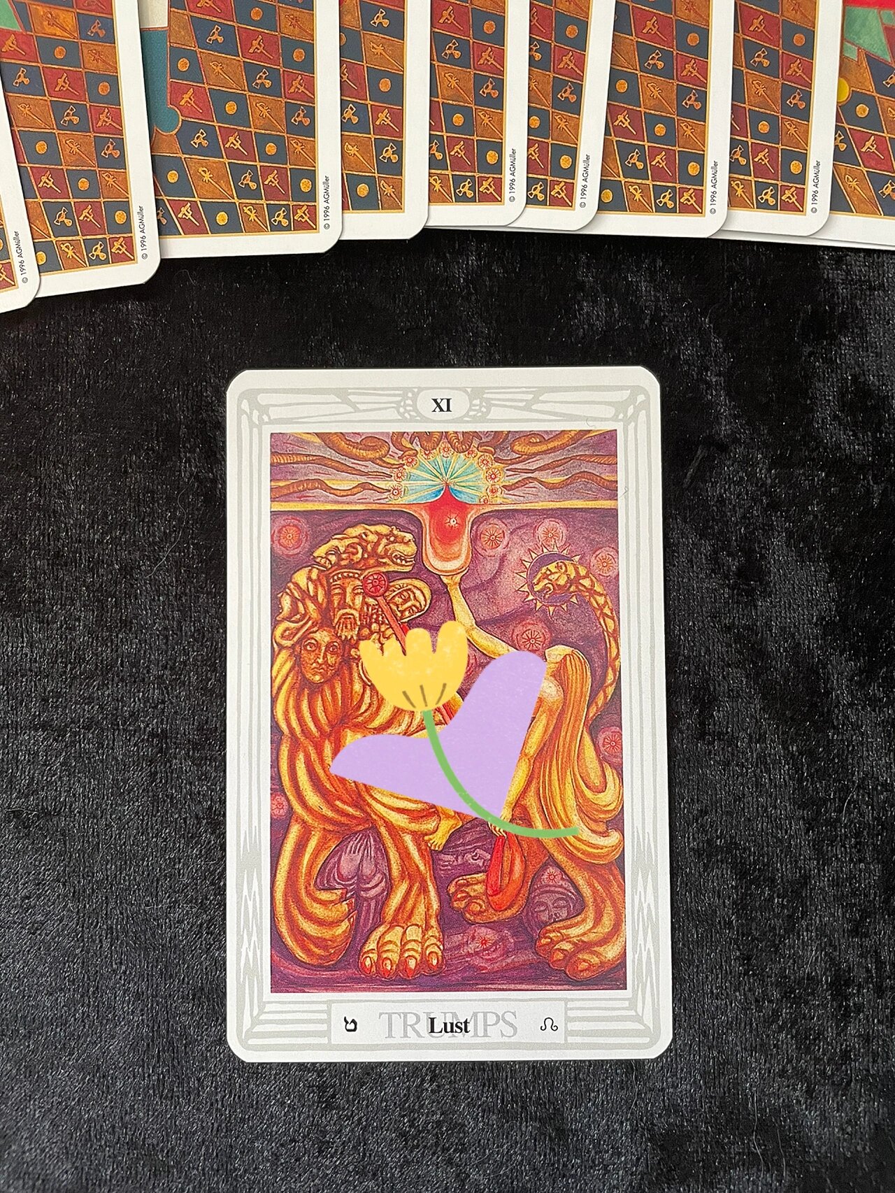 【每日塔罗】透特塔罗- 11 lust