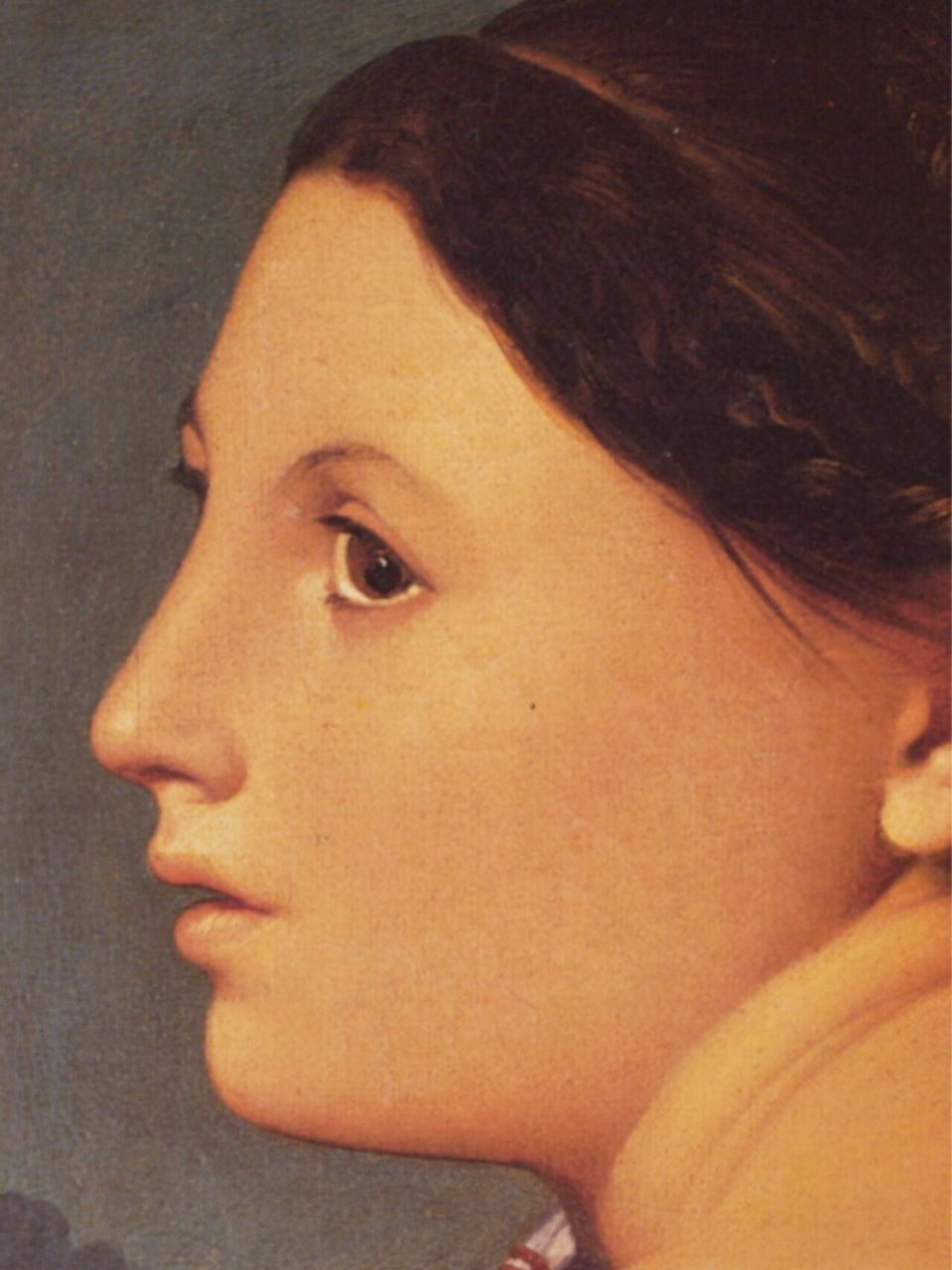 今天你看画了吗|半身的浴女 96 作品作于1807年,安格尔时年27岁.