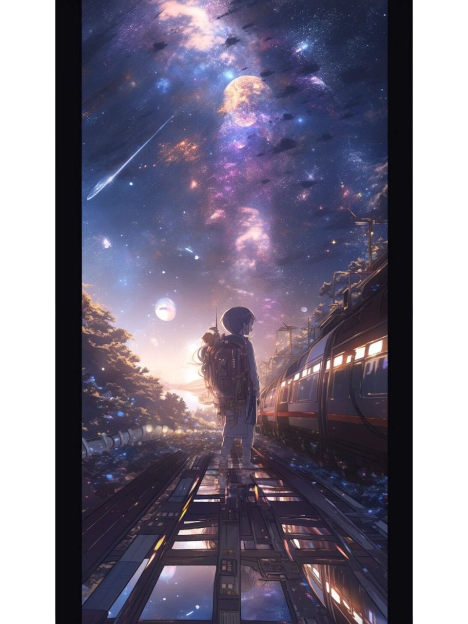 【壁纸】星穹铁道 竖屏版的星穹铁道保存后裁掉白边直接做壁纸喜欢的