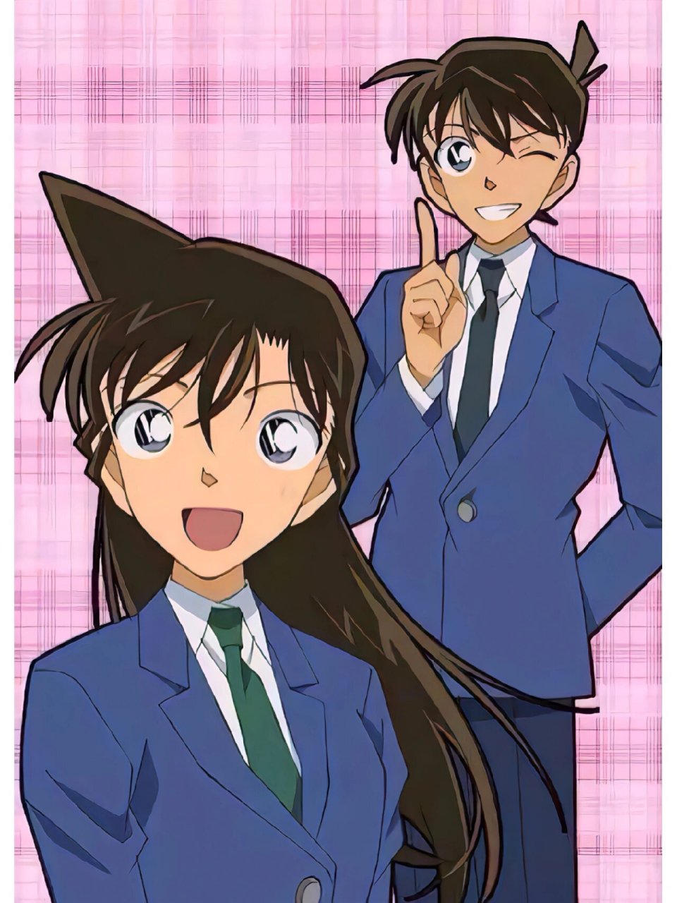 官方新兰校服图哦 全部都是新兰,百分百的工藤新一,新兰永恒,真情侣是