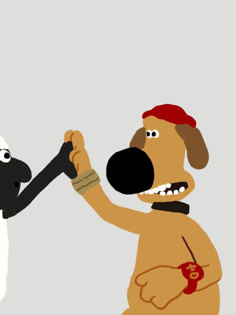 小羊肖恩新年情侣头像2 更新一波小羊肖恩新年情头[打call][舔屏]