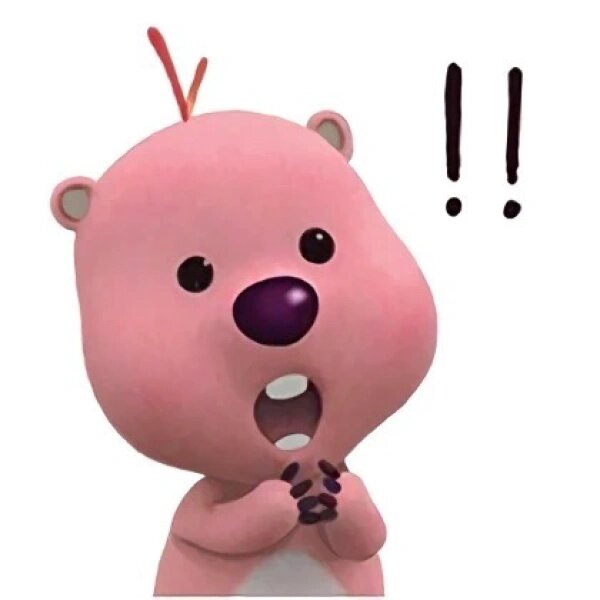 其实是韩国动画pororo里的角色 海狸露比 好可爱嘿嘿0000