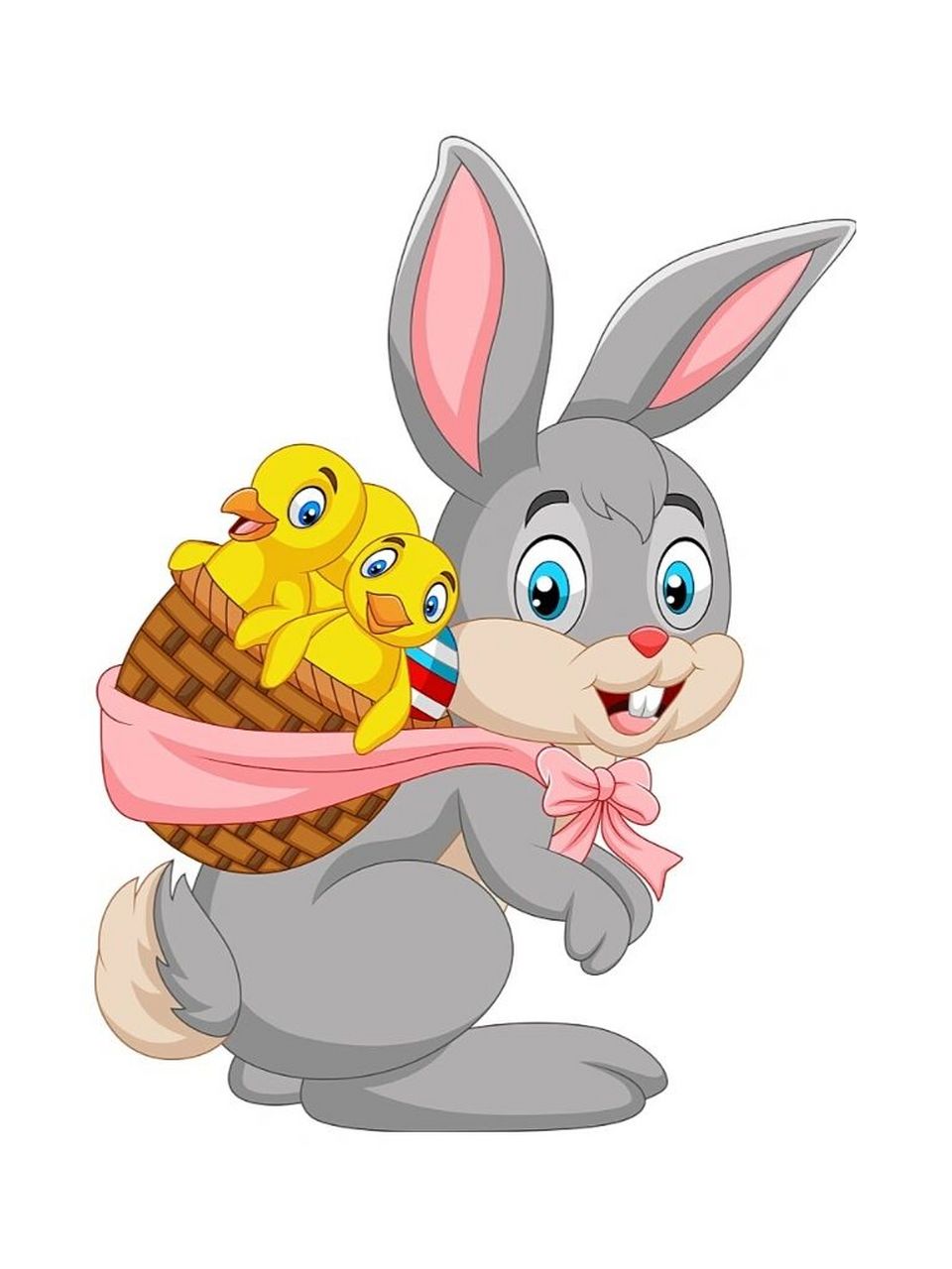 🐰小鸡也会被兔子妈妈呵护的非常好,教它们破壳