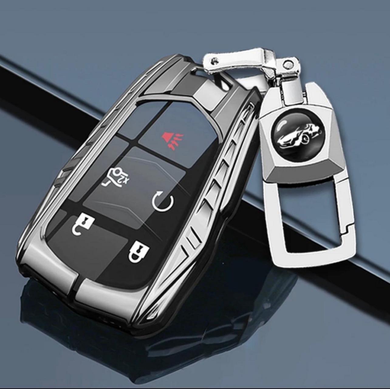 适用24款凯迪拉克ct5钥匙套2024款xt5高档车xt6包xt4壳ct4扣atsl