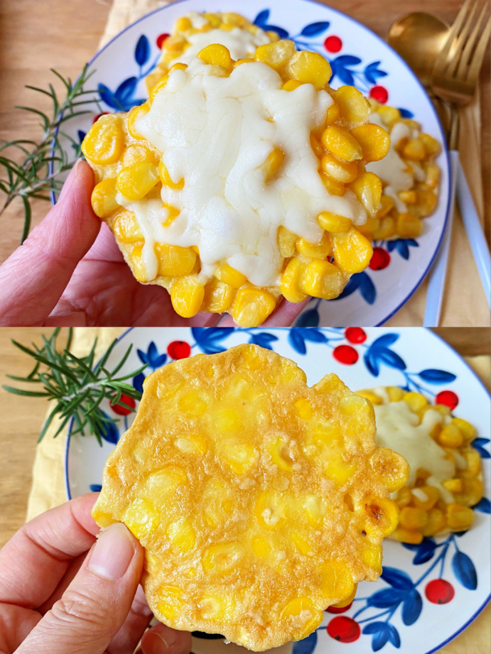 零失败7515芝士玉米烙7515奶香十足会拉丝～ 今天来吃99