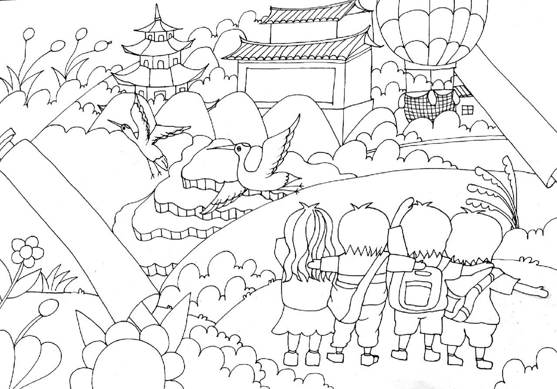 腾冲主题创意画 《最美腾冲》     绘画在于坚持.