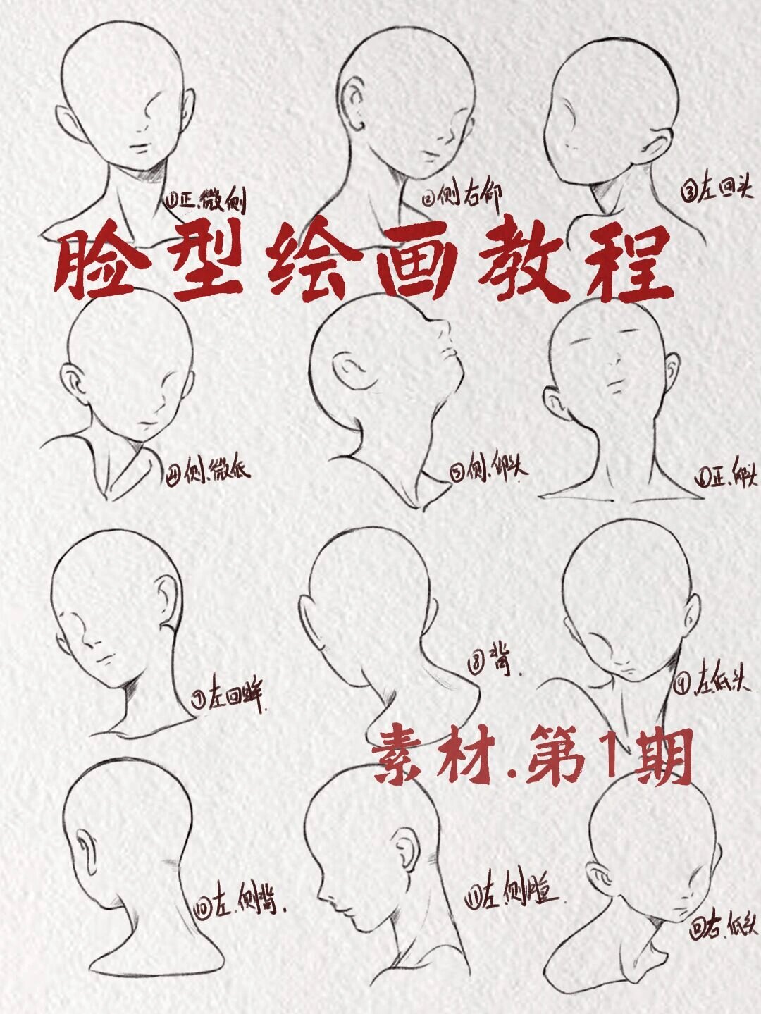 ✨炭笔不要削的太尖太细 ✨因为笔芯比较软 脸型的绘画主要适用于