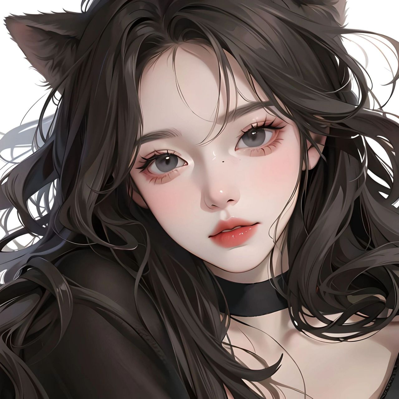 猫系女友头像|超可爱的女生头像