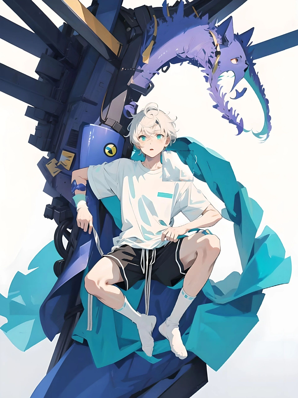 五一白袜少年带小兔子出去玩丨男生壁纸               图片由mewxai